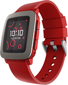 Pebble Time watch.
